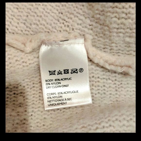 Staring at Stars Cream Sweater Poncho Small - Picture 5 of 5